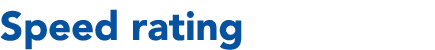 Speed rating